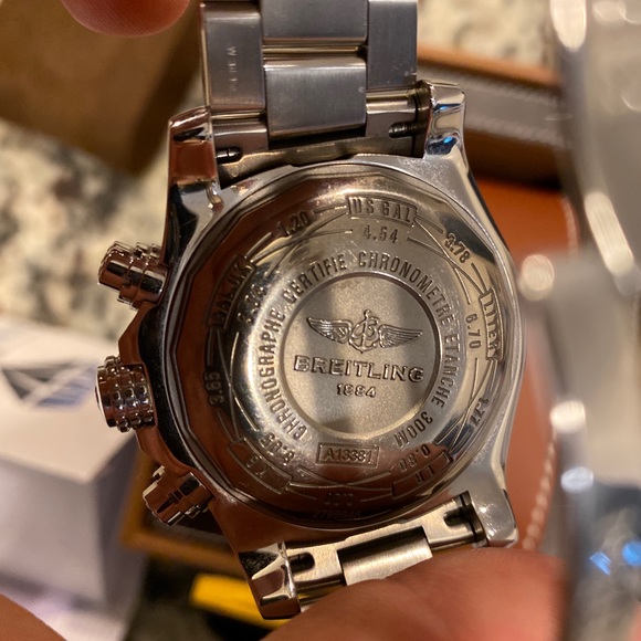 Breitling Super Avenger Tungsten Gray Dial Watch - Picture 8 of 11